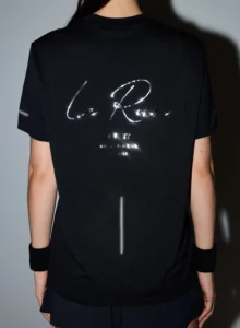 Black Le Run Seamless Running T-shirt naadloos en ademend zwart hardloopshirt