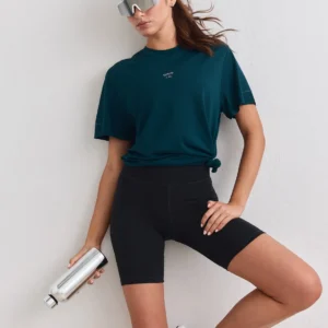 Aim'n Lagoon Le Run Seamless Running T-shirt naadloos en ademend blauw dames hardloopshirt