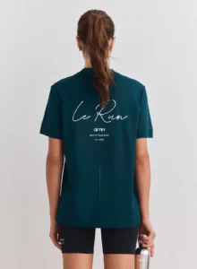 Aim'n Lagoon Le Run Seamless Running T-shirt naadloos en ademend blauw dames hardloopshirt