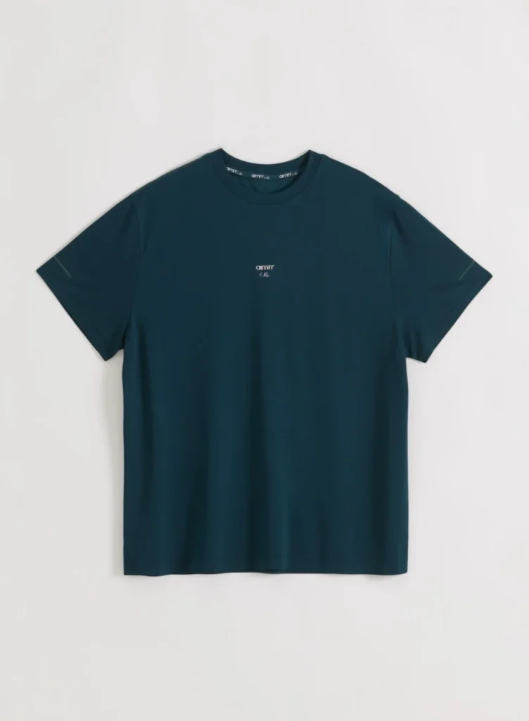 Aim'n Lagoon Le Run Seamless Running T-shirt naadloos en ademend blauw dames hardloopshirt