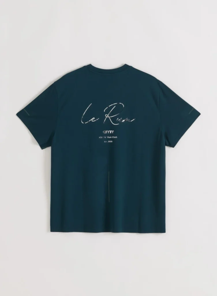 Aim'n Lagoon Le Run Seamless Running T-shirt naadloos en ademend blauw dames hardloopshirt