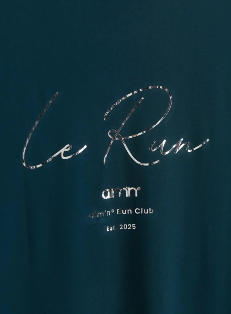 Aim'n Lagoon Le Run Seamless Running T-shirt naadloos en ademend blauw dames hardloopshirt