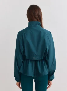 Aim'n Lagoon Running Jacket lichtgewicht en windafstotend blauw dames hardloopjack