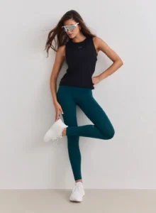 Aim'n Lagoon Running Tights comfortabele en ondersteunende blauwe dames hardlooptight