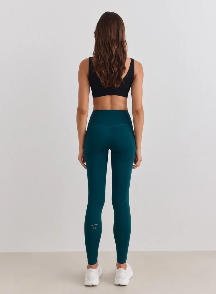 Aim'n Lagoon Running Tights comfortabele en ondersteunende blauwe dames hardlooptight