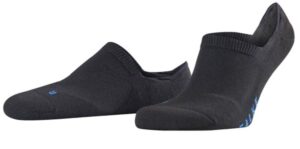 Falke Cool Kick Invisible 16601-3000 zwarte extra lage onzichtbare sokken met L R aanduiding
