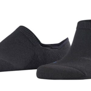 Falke Cool Kick Invisible 16601-3000 zwarte extra lage onzichtbare sokken met L R aanduiding