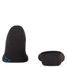 Falke Cool Kick Invisible 16601-3000 zwarte extra lage onzichtbare sokken met L R aanduiding