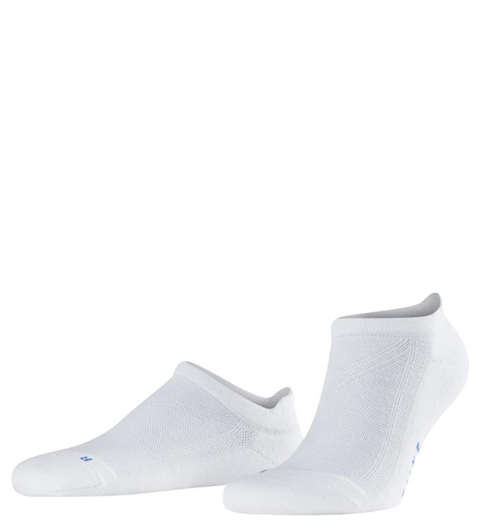 Falke Cool Kick Sneaker 16677-2000 witte onzichtbare sneakersokken met L R aanduiding