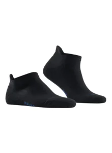 Falke Cool Kick Sneaker 16677-3000 zwarte lage sneakersokken met L R aanduiding