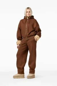 Goldbergh Seika Hooded Full Zip Cardigan luxe dames vest met capuchon en doorlopende rits
