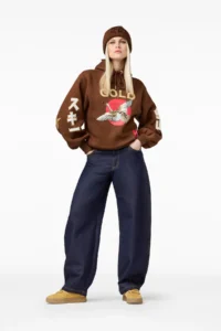 Goldbergh Tobu Hooded Sweater luxe dames trui met capuchon en merkdetails