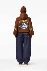 Goldbergh Tobu Hooded Sweater luxe dames trui met capuchon en merkdetails