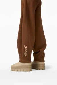 Goldbergh Toshi Sweat Pants comfortabele en luxe dames joggingbroek met merkdetails