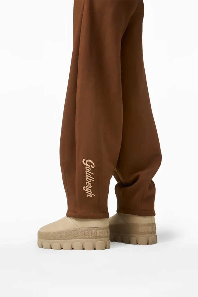 Goldbergh Toshi Sweat Pants comfortabele en luxe dames joggingbroek met merkdetails