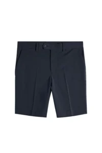 J.Lindeberg Vent Shorts GMPA14599-6855 JL Navy donkerblauwe technische golfshorts met zakken en subtiel logo