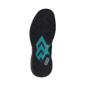 K-Swiss Ultra Court Padel heren padelschoenen in donkerblauw met speciaal padel-visgraatprofiel en stevige ondersteuning