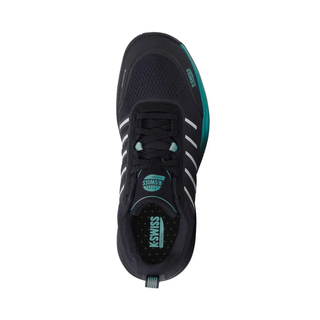 K-Swiss Ultra Court Padel heren padelschoenen in donkerblauw met speciaal padel-visgraatprofiel en stevige ondersteuning