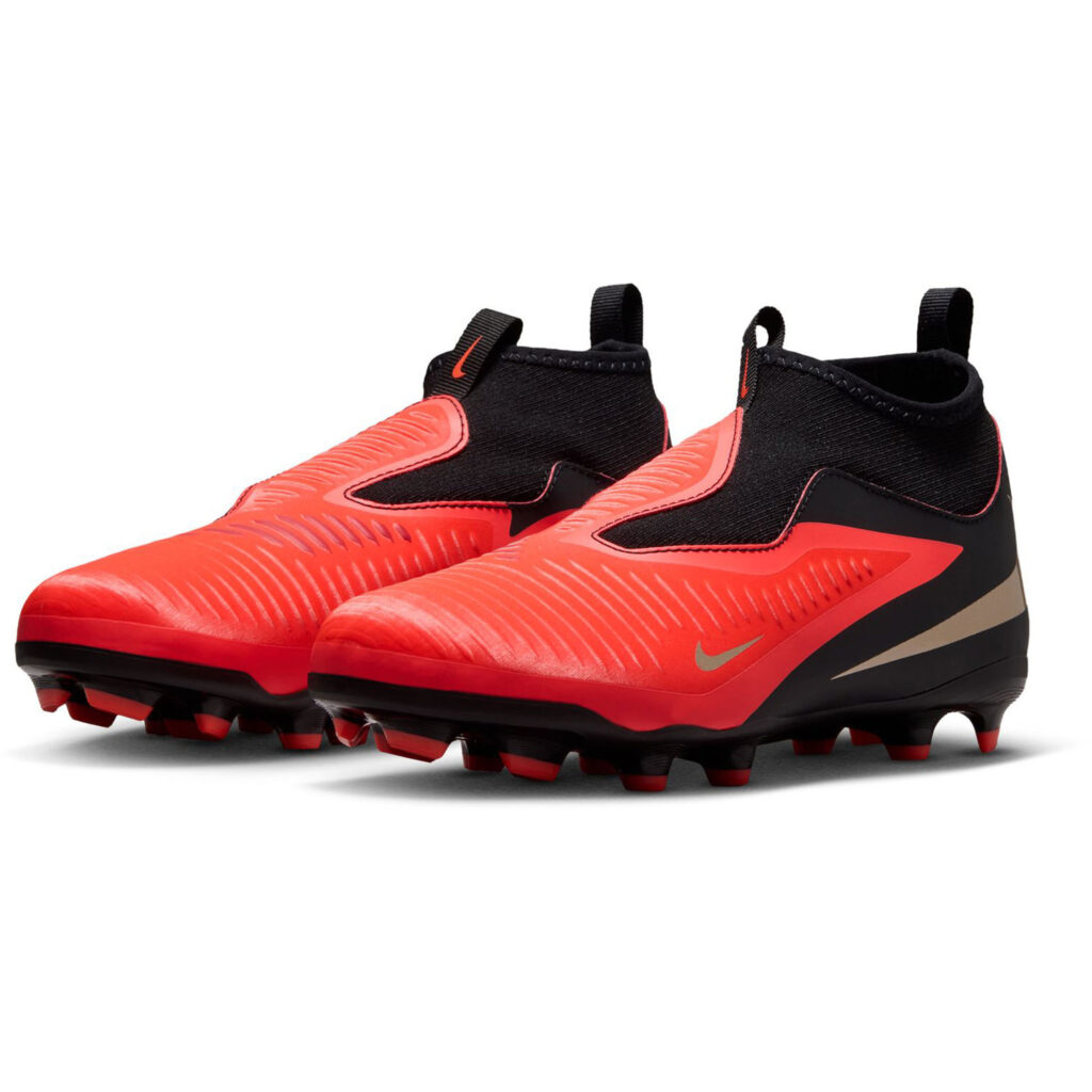 Nike JR Phantom 6 High Academy FG/MG junior voetbalschoenen met sokje voor natuur- en kunstgras
