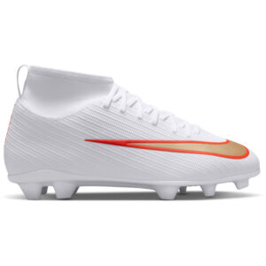 Nike JR Superfly 11 Club FG/MG IO1552-100 lichte kindervoetbalschoen met Dynamic Fit kraag