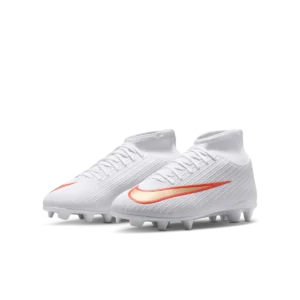 Nike JR Superfly 11 Club FG/MG IO1552-100 lichte kindervoetbalschoen met Dynamic Fit kraag