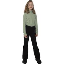 Protest Relole JR Snowpants True Black zwarte junior skibroek en snowpants voor kinderen