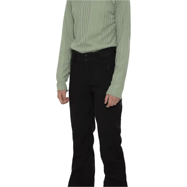 Protest Relole JR Snowpants True Black zwarte junior skibroek en snowpants voor kinderen