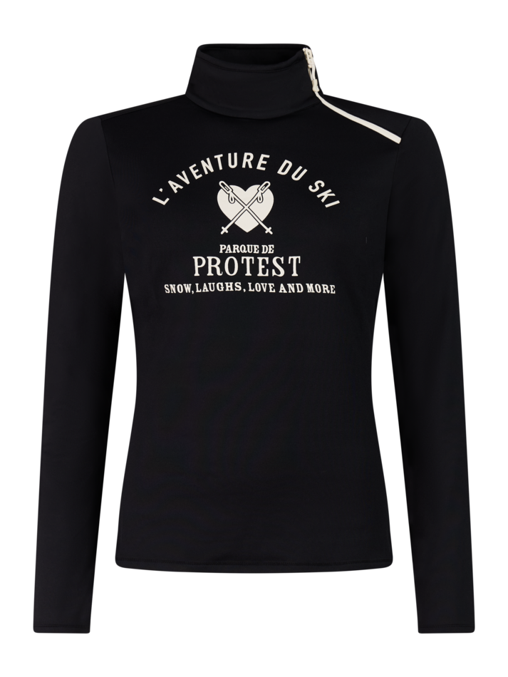 Protest 12662009 290 PRTHolker Active Top zwarte dames skipully True Black