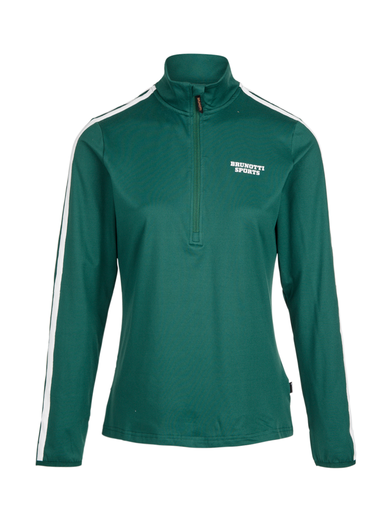 Brunotti 2622240163 6991 Rodia Women Snow Fleece donkergroene dames skipully Hunter Green