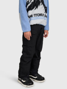 Brunotti 2623220327 9999 Footraily-Cargo Boys Snow Pants zwarte jongens skibroek met cargozakken Black