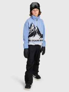 Brunotti 2623220327 9999 Footraily-Cargo Boys Snow Pants zwarte jongens skibroek met cargozakken Black
