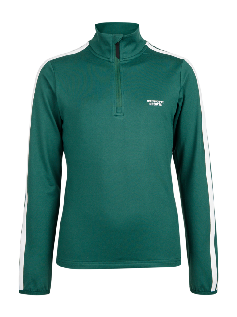 Brunotti 2624240223 6991 Rodiany Girls Snow Fleece donkergroene meisjes skipully Hunter Green