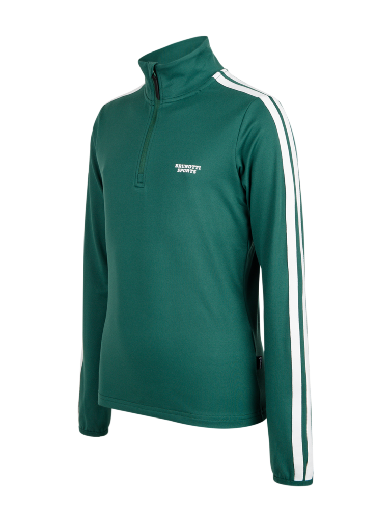 Brunotti 2624240223 6991 Rodiany Girls Snow Fleece donkergroene meisjes skipully Hunter Green