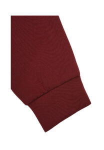 Luhta Erika 232327339L670 rood zacht damesvest met glanzende bies
