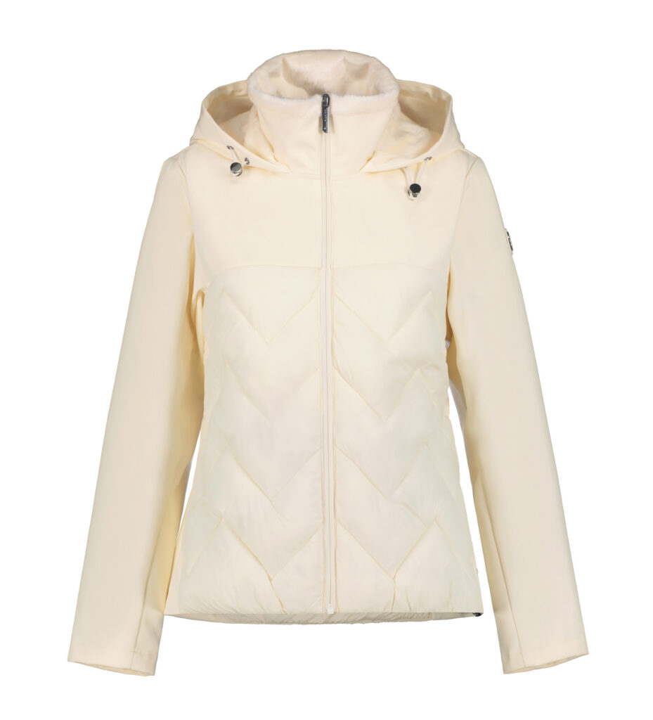 Luhta Auvola 232402384L016 witte dames softshell jas waterkolom 8000/3000