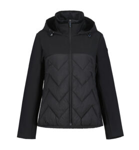 Luhta Auvola 232402384L990 zwarte dames softshell jas waterkolom 8000/3000