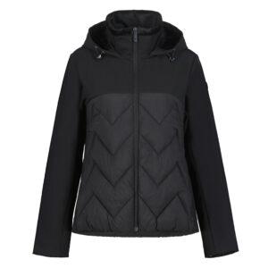 Luhta Auvola 232402384L990 zwarte dames softshell jas waterkolom 8000/3000