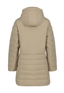 Luhta Haukala 232457364L-031 stijlvolle damesjas met capuchon en merkdetail