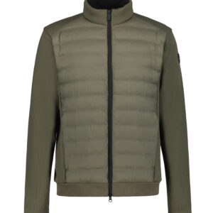 Luhta Achtila 232573324L580 groen hybride heren jack met gewatteerde voorkant en stretch