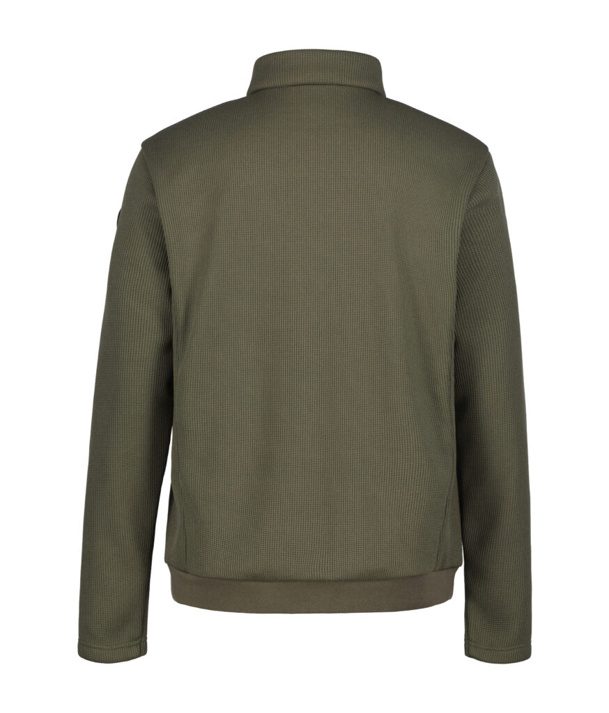 Luhta Achtila 232573324L580 groen hybride heren jack met gewatteerde voorkant en stretch