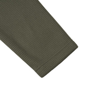 Luhta Achtila 232573324L580 groen hybride heren jack met gewatteerde voorkant en stretch