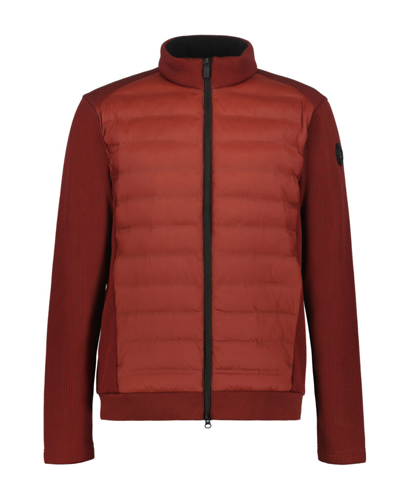 Luhta 232573324L 669 Achtila Midlayer cranberryrood heren vest Cranberry
