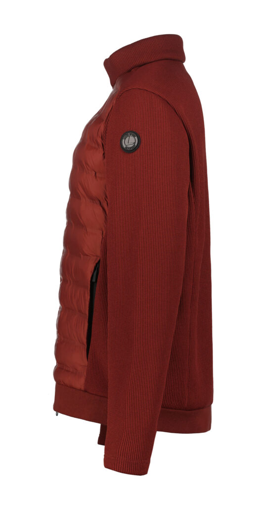 Luhta 232573324L 669 Achtila Midlayer cranberryrood heren vest Cranberry