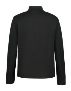 Luhta Ahoola 232574324L 990 zwarte heren tussenjas midlayer met ritssluiting en merkdetail