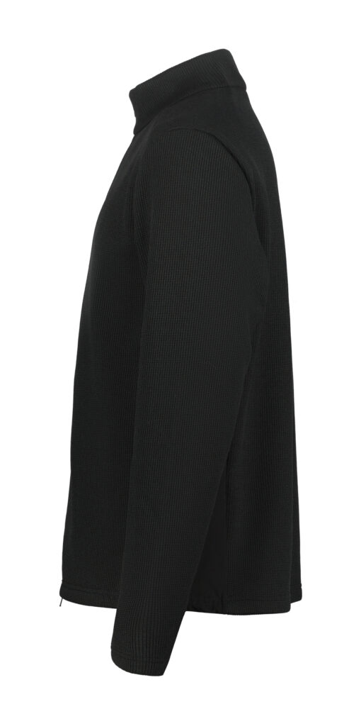 Luhta Ahoola 232574324L 990 zwarte heren tussenjas midlayer met ritssluiting en merkdetail