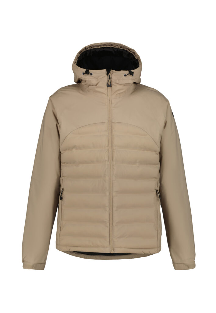 Icepeak Barwick 256007573I061 beige heren outdoor jas met capuchon