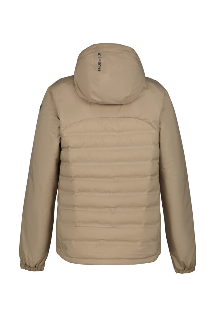 Icepeak Barwick 256007573I061 beige heren outdoor jas met capuchon
