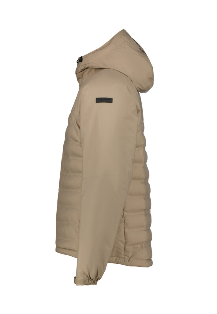 Icepeak Barwick 256007573I061 beige heren outdoor jas met capuchon