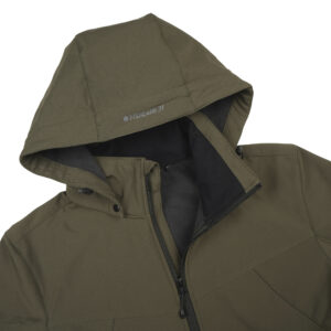 Icepeak Brimfield 257970682I574 groene heren outdoor softshell jas met capuchon