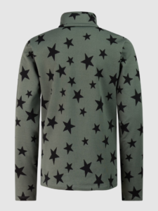 Protest PRTTopsy JR 12962004 Evergreen donkergroene meiden ski pulli met korte rits